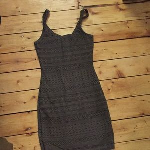 Garage body con dress army green